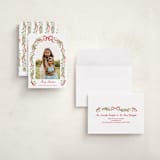 "Ribbon arch" - Holiday Cards in Cardinal by Sarah Knight - Assembled