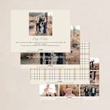 "Joy to the World script" - Holiday Cards in Linen by Owl and Toad - Back of Card Options