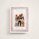 "Painted Frame Lines" - Holiday Cards in Gumdrop by Alethea and Ruth - Front