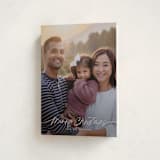 "Faubourg" - Holiday Cards in Pudding by Leia Matt - Folded Card