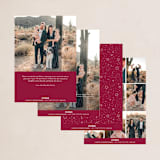 "wonder love" - Holiday Cards in Snow by Erin Deegan - Back of Card Options