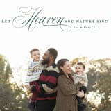 "Let Heaven Sing" - Holiday Cards in Pine by Ashlee Townsend - Detail