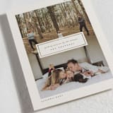"Merrier by the Minute" - Holiday Cards in Coal by Up Up Creative - Detail