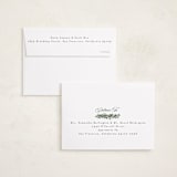 "evergreen garlands" - Holiday Cards in Eggnog by Rebecca Durflinger - FREE Recipient Addressing
