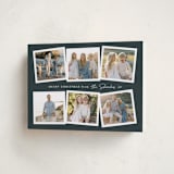 "Flicks" - Holiday Cards in Lagoon by Jennifer Postorino - Folded Card