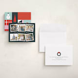 "Flicks" - Holiday Cards in Lagoon by Jennifer Postorino - Assembled