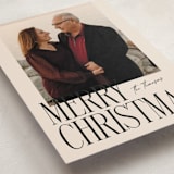 "Merry Stack" - Holiday Cards in Eggnog by Ekko Studio - Detail