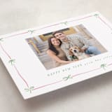 "Preppy Bow Border" - Holiday Cards in Candy by Susan Zinader - Detail