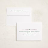 "Preppy Bow Border" - Holiday Cards in Candy by Susan Zinader - FREE Recipient Addressing