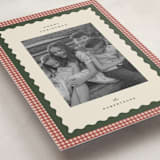 gingham layers Holiday Photo Cards by Ellen Schlegelmilch