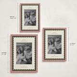 "gingham layers" - Holiday Cards in Cranberry by Ellen Schlegelmilch - Formats Available