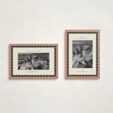 "gingham layers" - Holiday Cards in Cranberry by Ellen Schlegelmilch - Photo Orientation Options