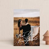 "New Year Newlyweds" - Holiday Cards in Diamond by Ella Weaver - Front