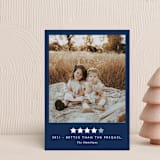 "Rating 2020" - Holiday Cards in Midnight by Hudson meet Rose - Front