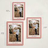 "Little Stripes" - Holiday Cards in Ruby by Annie Shapiro - Formats Available