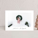 "Great Tidings of Joy" - Holiday Cards in Pitch by That Girl Press - Front