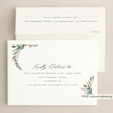 "Classic Greenery" - Holiday Cards in Forest by Nicoletta Savod - FREE Recipient Addressing