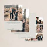 "Flurries" - Holiday Cards in Cream by Pixel and Hank - Back of Card Options