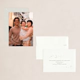 "Flurries" - Holiday Cards in Cream by Pixel and Hank - Assembled
