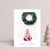 "Great Tidings of Joy" - Holiday Cards in Pitch by That Girl Press - Front