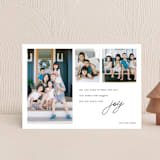 "Filled with joy" - Holiday Cards in Coal by Kelly Williams - Front