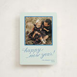 "cotillion" - Holiday Cards in Mint by Megan Davis - Front