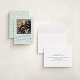 "cotillion" - Holiday Cards in Mint by Megan Davis - Assembled