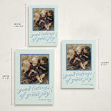 "cotillion" - Holiday Cards in Mint by Megan Davis - Formats Available