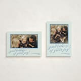 "cotillion" - Holiday Cards in Mint by Megan Davis - Photo Orientation Options