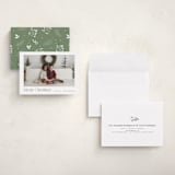 "moderne noël" - Holiday Cards in Pine Needle by Benita Crandall - Assembled