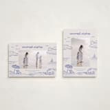 "Tis the Sea Sun" - Holiday Cards in Ocean by Pink House Press - Photo Orientation Options