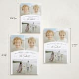 "Modern Trio" - Holiday Cards in Pine by Michelle Taylor - Formats Available