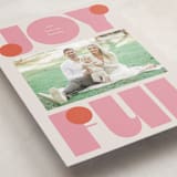 "pop joy" - Holiday Cards in Candied Grapefruit by Lori Wemple - Detail