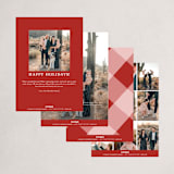 "Christmas Glory" - Holiday Cards in Holly by Kasia Labocki - Back of Card Options