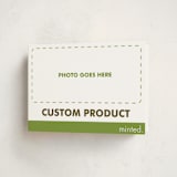 "Landscape Custom" - Holiday Cards in Charcoal by Minted Custom - Folded Card