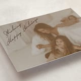 "Vintage Tilted" - Holiday Cards in Mulled Wine by Juliana Zimmermann - Detail