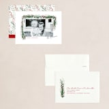 "Draped Garland" - Holiday Cards in Snow by Kaydi Bishop - Assembled