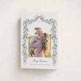 "Soft Garland" - Holiday Cards in Winter Rose by frau brandt - Folded Card