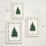 "Decorated Christmas" - Holiday Cards in Frost by Susan Moyal - Formats Available