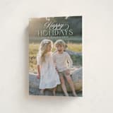 "Ashby" - Holiday Cards in Snow by Deynaaz Daraei - Folded Card