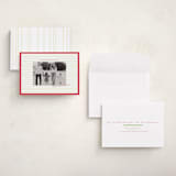 "Framed in Stripes" - Holiday Cards in Holly by Poised Avenue - Assembled
