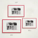 "Framed in Stripes" - Holiday Cards in Holly by Poised Avenue - Formats Available