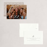 "Classy Year" - Holiday Cards in Snow by Ekko Studio - Assembled