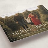 "Festive Ampersand" - Holiday Cards in Snow by Meggy Masters - Detail