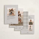 "Modern collage" - Holiday Cards in Chai by Owl and Toad - Back of Card Options