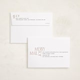 "Modern collage" - Holiday Cards in Chai by Owl and Toad - FREE Recipient Addressing