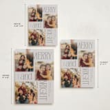 "Modern collage" - Holiday Cards in Chai by Owl and Toad - Formats Available