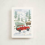 "Rocky Road Christmas" - Holiday Cards in Cardinal by Paper Sun Studio - Front