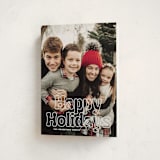 "Outline" - Holiday Cards in Starlight by Jessie Steury - Folded Card