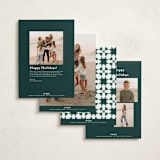 "Warmth" - Holiday Cards in Snow by Annie Clark - Back of Card Options